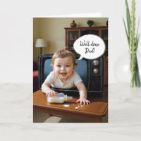 Vaters Geburtstag mit Baby Crawling aus dem Set