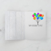 Vaters Geburtstagsbierflasche Karte (Innenseite)