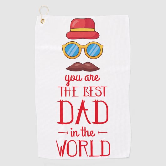 Vaters Geheimnis für GolfErfolg: Der beste Vater Golfhandtuch (Vorderseite)