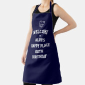 VATERS GLÜCKLICHER ORT | Chef Hat | Custom BLAUE S Schürze (InSitu)