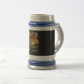 Vaters Golf Tag Bierglas (VorderseiteRechts)