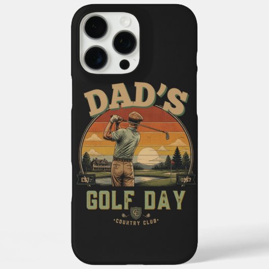 Vaters Golf Tag Case-Mate iPhone Hülle (Rückseite)