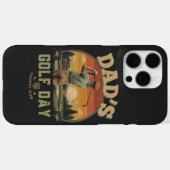 Vaters Golf Tag Case-Mate iPhone Hülle (Rückseite (Horizontal))