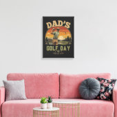 Vaters Golf-Tag Leinwanddruck (Insitu (Wohnzimmer))