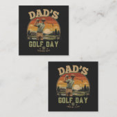 Vaters Golf-Tag Mitteilungskarte (Vorne/Hinten)