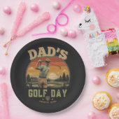 Vaters Golf-Tag Pappteller (Party)