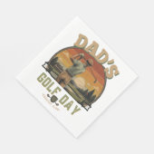 Vaters Golf-Tag Serviette (Ecke)