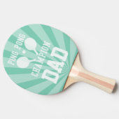 Vaters Green Ping Pong Champion Paddle Tischtennis Schläger (Seitenansicht)