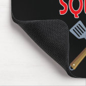 Vaters Grill Squad Funny Grillen Vatertag Mousepad (Ecke)