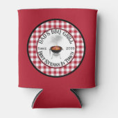 Vaters GRILLEN Grill Beste Steaks in der Stadt Dosenkühler (Vorderseite)