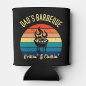 Vaters GRILLEN - Grillen und Schüchtern Dosenkühler (Rückseite)