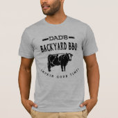 Vaters GRILLEN | Rindfleisch | T-Shirt (Vorderseite)