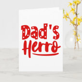 Vaters Herro Karte (Gelbe Blume)