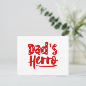 Vaters Herro Postkarte (Stehend Vorderseite)