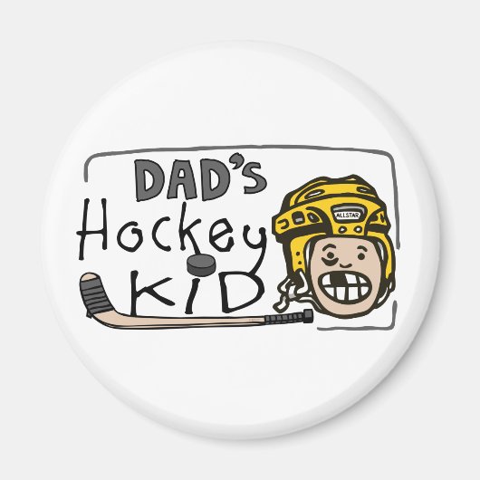 Vaters Hockey-Kid Magnet (Vorne)