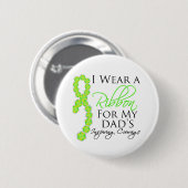 Vaters Inspirierend Mut - Lymphom Button (Vorne & Hinten)