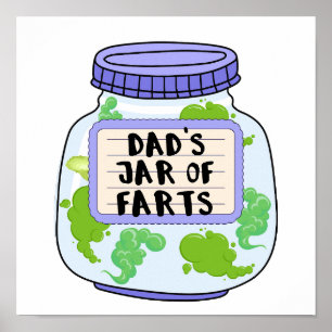Vaters Jar von Furz Poster