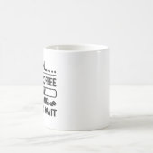 Vaters Kaffee lädt – Lustiger Tech-Mug/T-Shirt Kaffeetasse (Mittel)