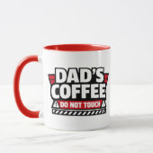 Vaters Kaffee Nicht Berühren Tasse (Links)