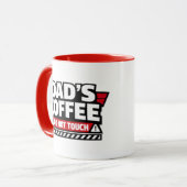 Vaters Kaffee Nicht Berühren Tasse (Vorderseite Links)