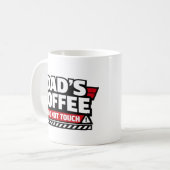 Vaters Kaffee Nicht Berühren Tasse (Vorderseite Links)
