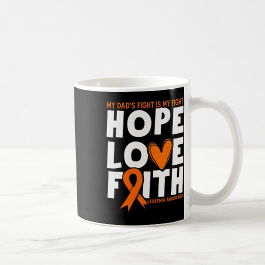 Vaters Kampf ist mein Kampf. Bewusstsein für Orang Kaffeetasse (Rechts)