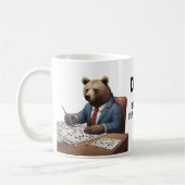 Vaters Kreuzworträtsel Bär in einem Anzug Kaffeetasse (Links)