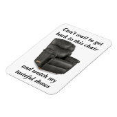 Vaters Kühlschrankmagnet seines Lieblingsstuhls Magnet (Linke Seite)