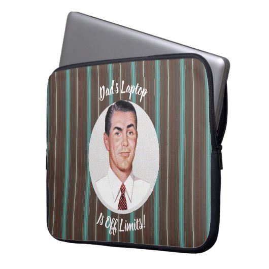 Vaters Laptop ist aus den Limits! Laptopschutzhülle (Vorderseite Links)