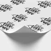 Vaters Liebe endet nie Geschenkpapier (Ecke)