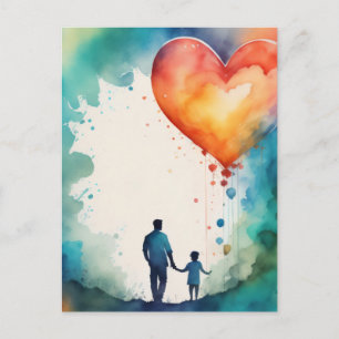 Vaters Liebe  Postkarte