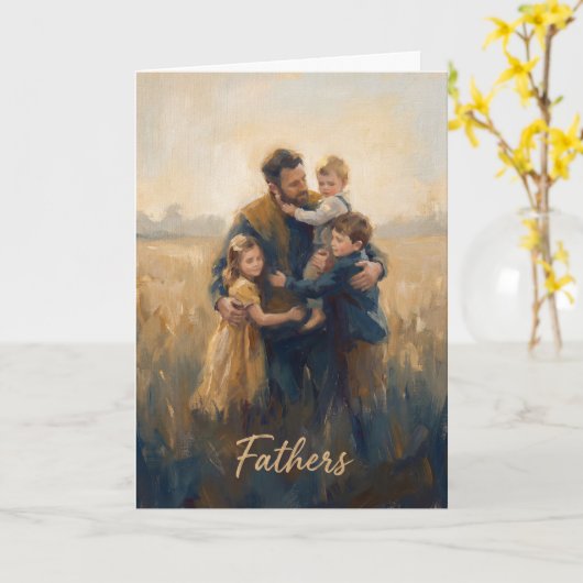 Vaters Liebe Vatertagskarte Karte (Gelbe Blume)