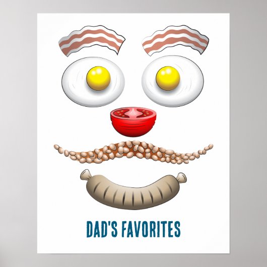 VATER'S LIEBLINGSFRÜHSTÜCK POSTER (Vorne)