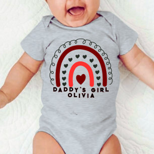 Vaters Mädchen Baby Body Strampler
