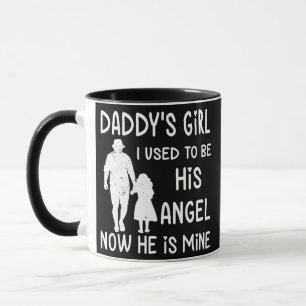 Vaters Mädchen Ich war sein Engel jetzt ist er Tasse