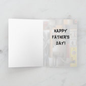 Vaters Menschenhöhle - Vatertagskarte Karte (Innenseite)