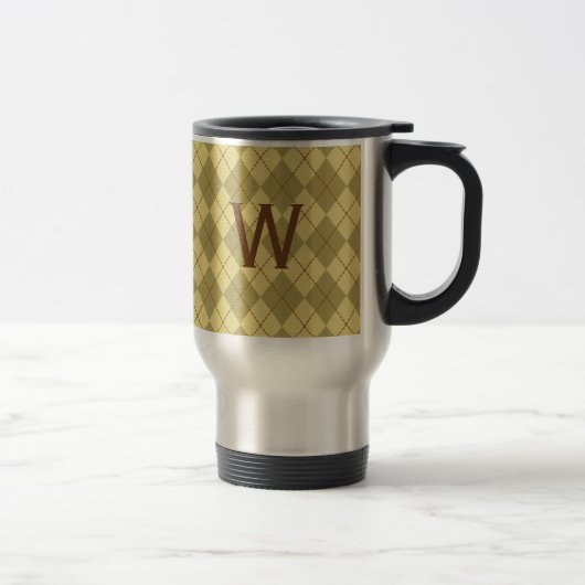 Vaters Mit Monogramm Reisecoffee-Mug-Geschenk Reisebecher (Rechts)