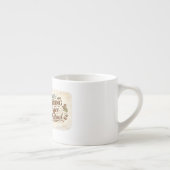 Vaters Morgenkaffeeritual Lustiger Kaffeebecher Espressotasse (Rechts)