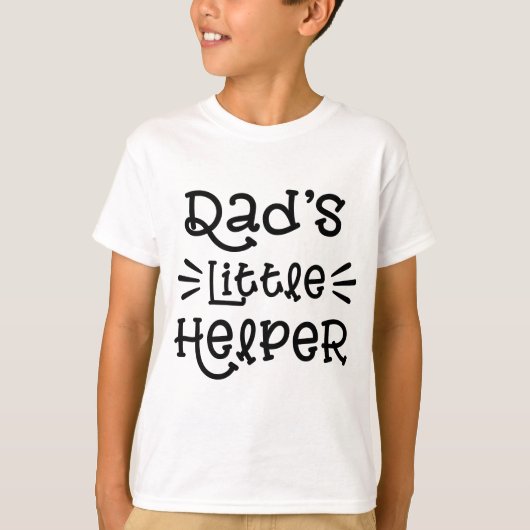 Vaters Niedliches Handschrift-Script T-Shirt (Vorderseite)