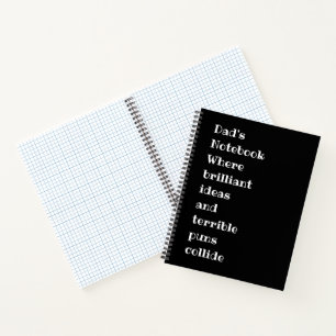 Vaters Notebook: Wo brillante Ideen und furchtbar Notizblock