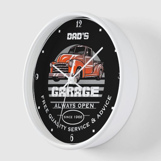 Vaters oder eine beliebige Namensgarage öffnen Slo Uhr (Winkel)