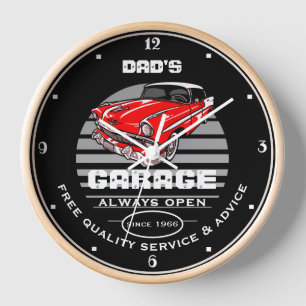 Vaters oder eine beliebige Namensgarage öffnen Slo Uhr