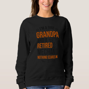 Vaters Opa und pensionierter Mechaniker Ruhestand Sweatshirt
