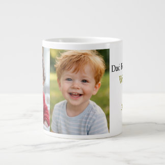 Vaters personalisierter Lieblings- Jumbo-Tasse