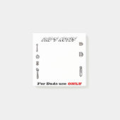 Vaters Post-It-Notes Post-it Klebezettel (Vorderseite)