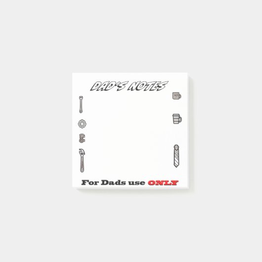 Vaters Post-It-Notes Post-it Klebezettel (Vorderseite)