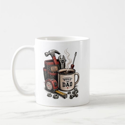 Vaters Reparatur-Treibstoff Kaffeetasse (Links)