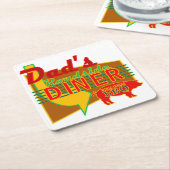 Vaters Roadside Diner Untersetzer (angewinkelt)