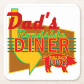 Vaters Roadside Diner Untersetzer (Vorderseite)