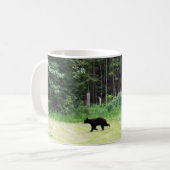 Vaters schwarzer Bär Kaffeetasse (Vorderseite Links)